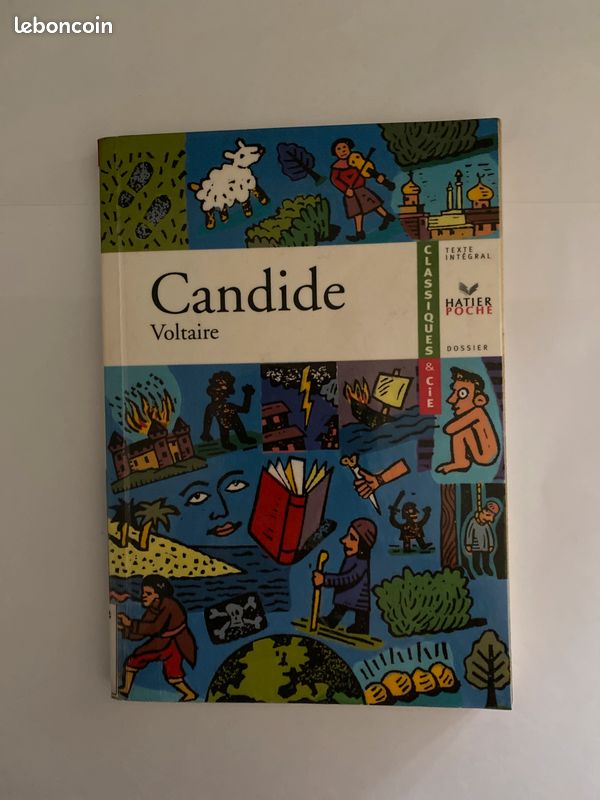 Livre candide Voltaire -hauteur poche (image 1)