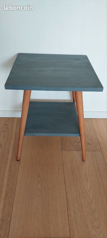 Petite table vintage - bout de canapé (image 2)