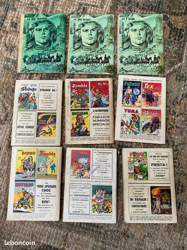 LOT 9 Bd petit format lug Spécial Kiwi nevada 1971 / 74 Kit Carson 60’s western (image 6)