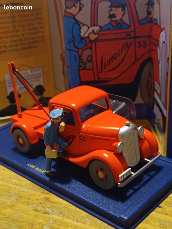 Voiture Miniature Atlas 1:43 - La Dépanneuse Simoun (Tintin) - Pays De L'Or Noir - Neuf