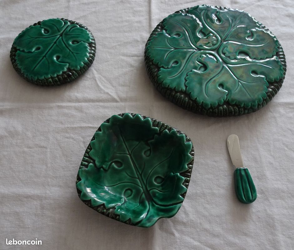 Dessous de plat céramique verte (image 1)