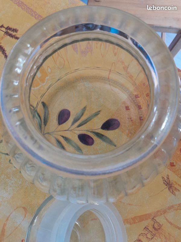 Bonbonnière boîte à biscuits verre bouchon étanche (image 7)