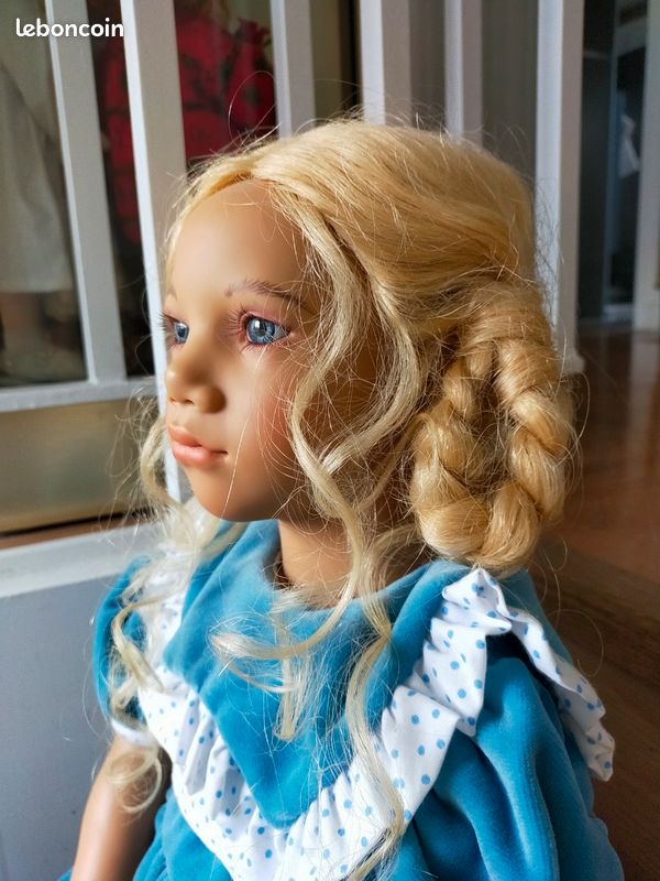POUPÉE ARTISTE ANNETTE HIMSTEDT - Modèle Ännchen, 56 Cm - Excellente Condition, Occasion Avec Légères Traces