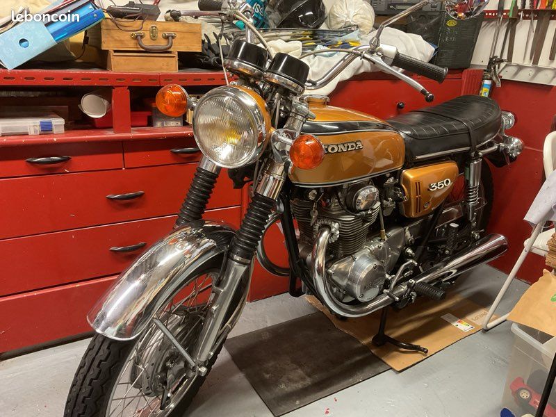 Moto Honda CB350 collection année 1973 (image 1)