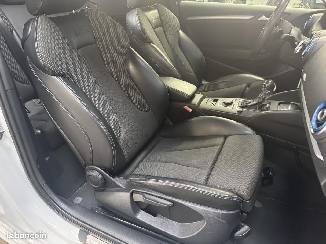 AUDI A3 S-Line Quattro 2.0 TDI 184CH BV S-tronic / CARPLAY / Radar Avant & Arrière / (image 10)