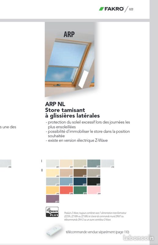 3 stores 55x98 Fakro neufs (image 3)