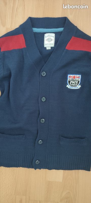 Lee Cooper - Sweat Garçon Imprimé Logo - Gris - - 24.90