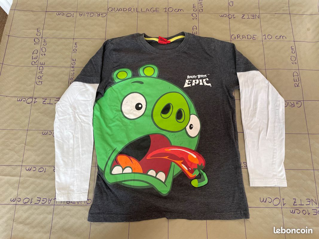 T‑shirt à manches longues 12 ans Angry Birds - Vêtements