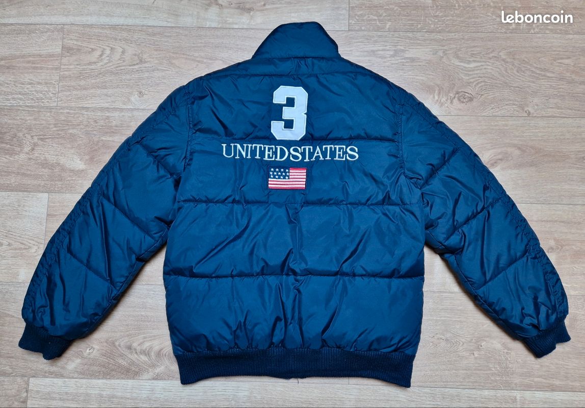 Veste Doudoune Usa AIRWALK Blouson Veste Doudoune Zippé Homme Noir