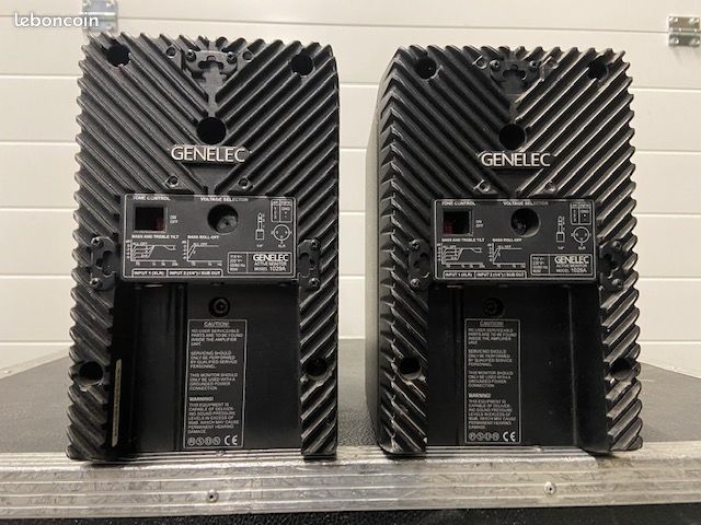 Paire D'Enceintes Monitor Genelec 1029A – Actif Studio – Occasion