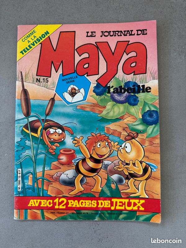 Revue vintage Le journal de Maya l’abeille - no. 15 - Edit boy’s (image 1)