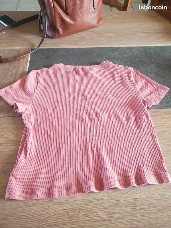 Crop top rose clair (image 3)