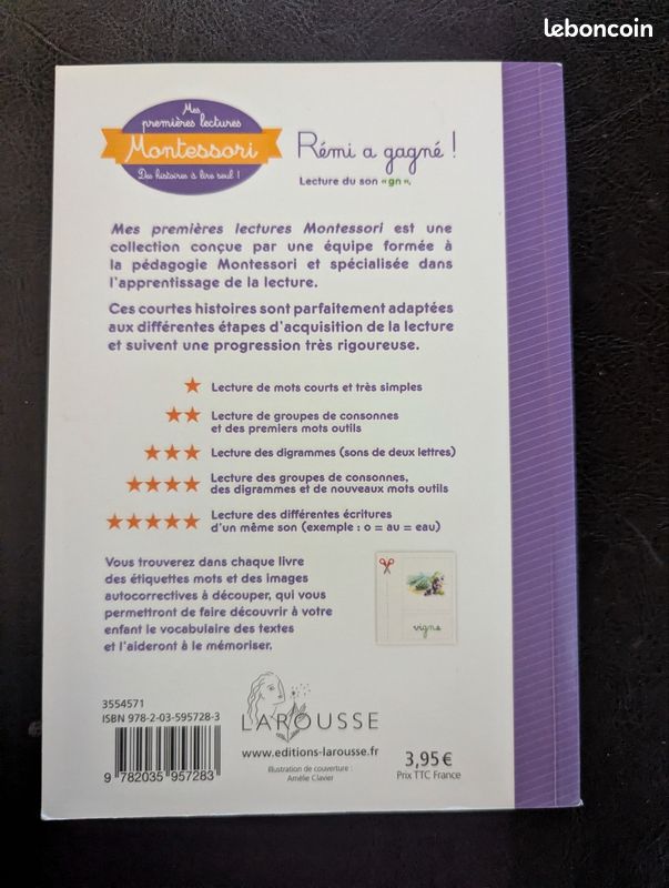 Mes premières lectures Montessori Rémi a gagné (image 2)