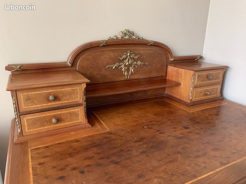 Bureau secrétaire ancien bois (image 2)