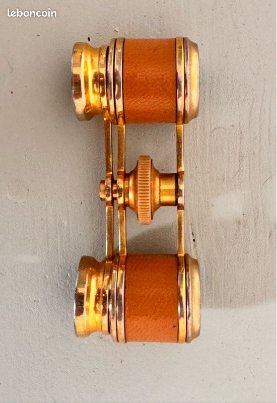 Jumelles De Théâtre Chevalier Paris Laiton 1890 Opéra Binoculars
