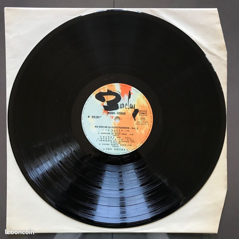 Los Koyas Vol.2 - Au son de la flute indienne - Disque Vinyle LP 33 tours (image 4)