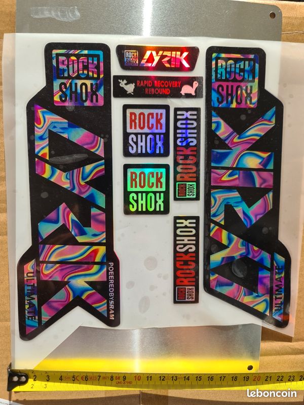 Rock Shox MAG 21 fourche 1995 ensemble d'autocollants
