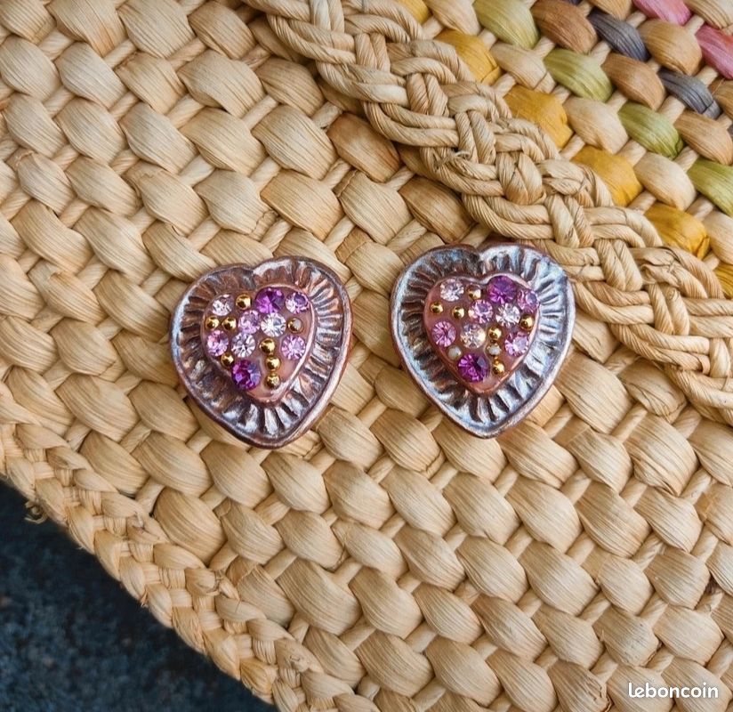 Boucles D'oreilles Clips Vintage XXL - Style Rétro Sans Marque