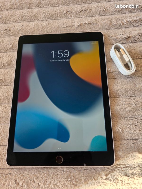 IPad Air 2 (2014) Wifi+4G - 32 Go - Argent - Reconditionné - Très bon état - Informatique