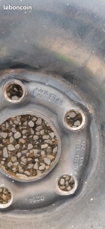 Jantes toles 15 pouces skoda seat volkswagen (image 2)