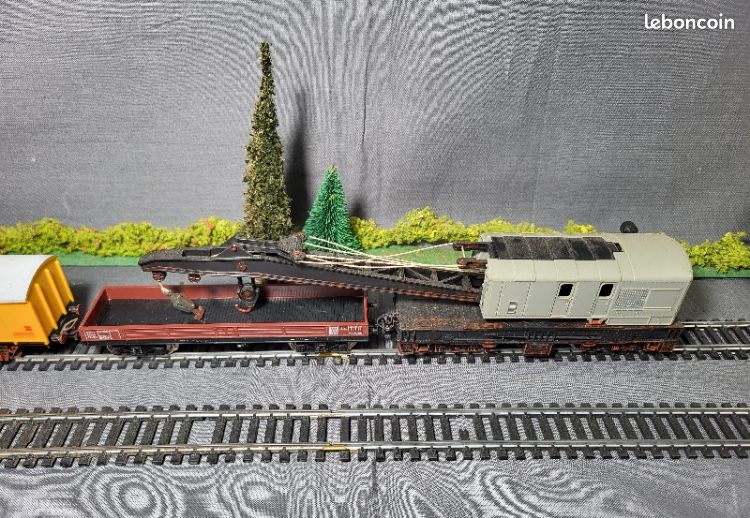 Train electrique ho wagon nettoyeur vb jouef - Modélisme