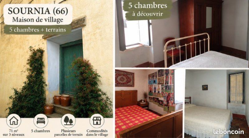 Maison 6 pièces 75 m² · à Sournia · 75 m² · 65 000 €