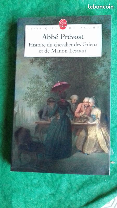 "Manon Lescaut" de l'Abbé Prévost 2 euros (image 1)