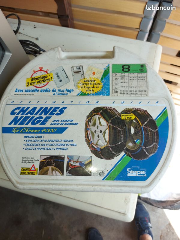 Chaînes pour roues de voiture (image 3)