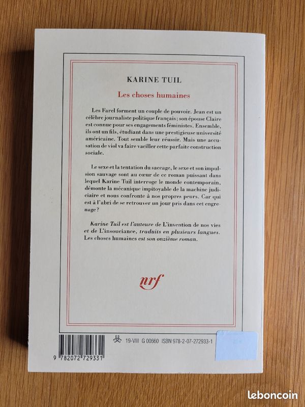 Les choses humaines de Karine Tuil (image 3)