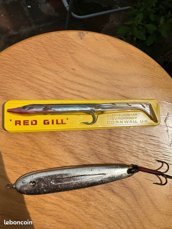 Vieux Leurre De Pêche Vintage - Crankbait Américain En Plastique Pour Eau Douce