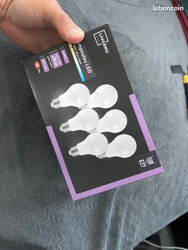 Lot de 6 ampoules led à E27 (image 1)
