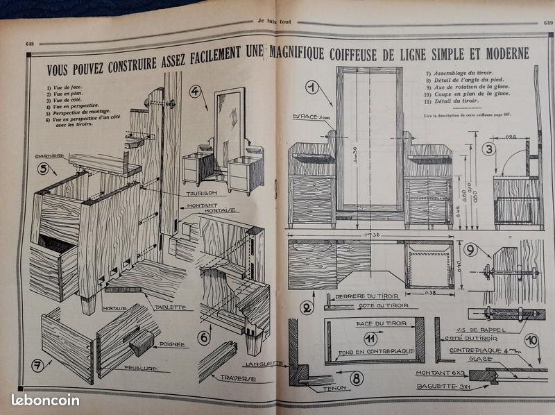 Collection de 60 revues "je fais tout " de 1930 à 1934 (image 11)