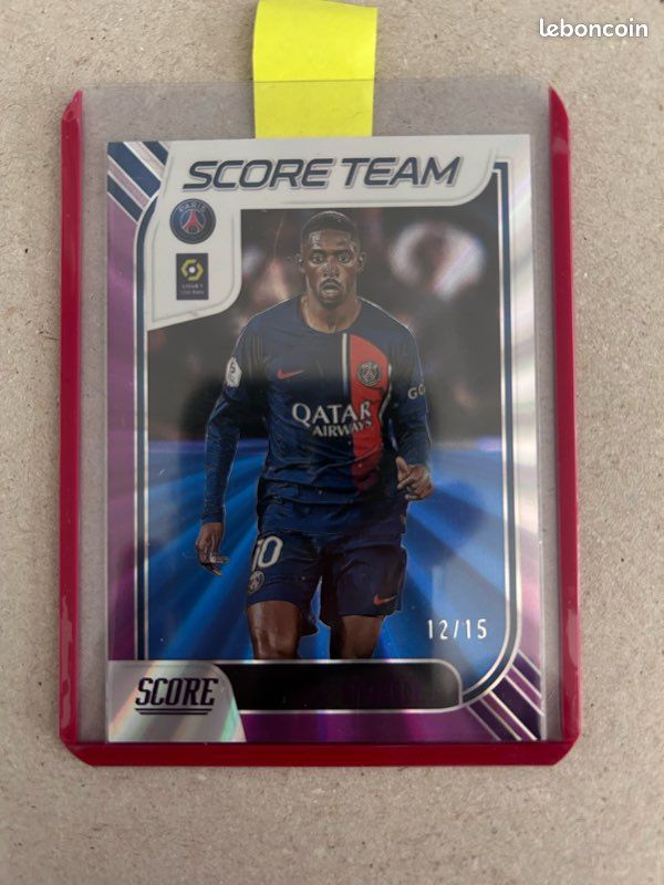 Collection 20 Cartes Officielles PSG Paris Saint-Germain – Saison 1988/89 – Rare