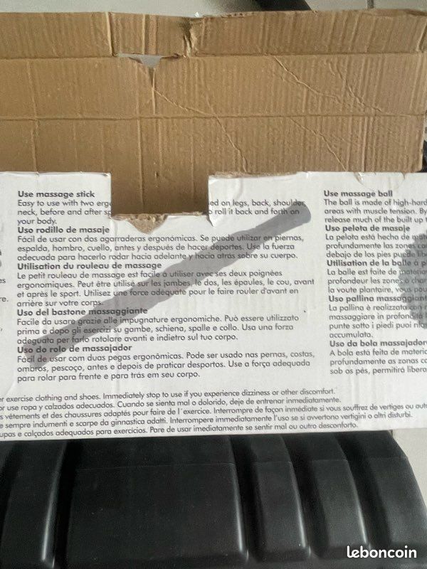 Kit massage fitness rouleau de massage sport Sport Plein air