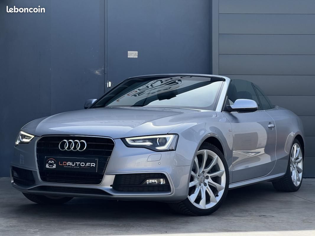 Audi A5 Cabriolet 1.8 TFSI 177 S line / CUIR SIEGES CHAUF VENTIL MODES DE CONDUITE ... (image 1)