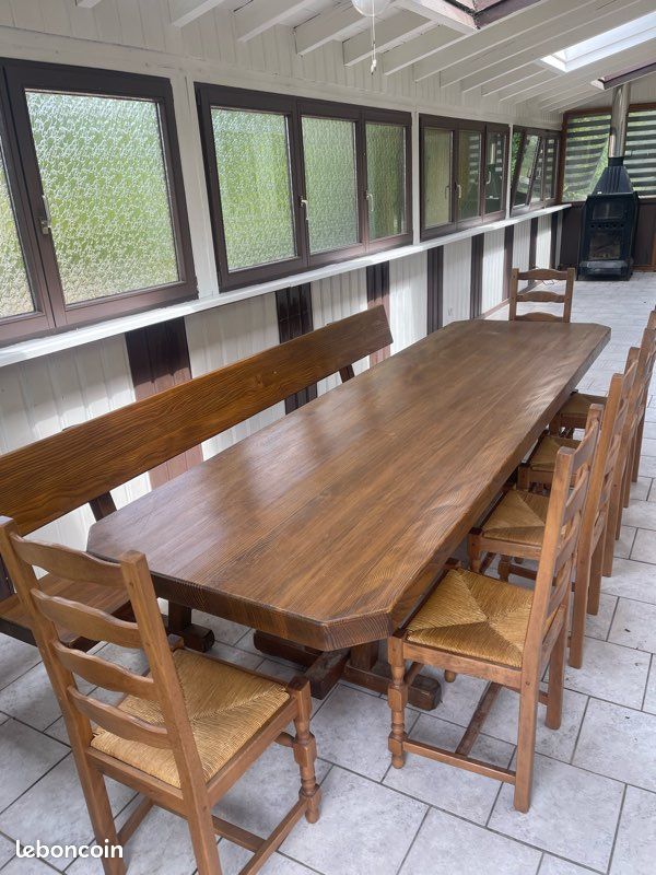 Table en bois longueur 3 ml (image 2)