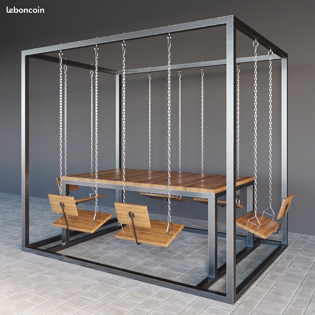 Fabrication sur mesure mobilier en structure métallique (image 1)