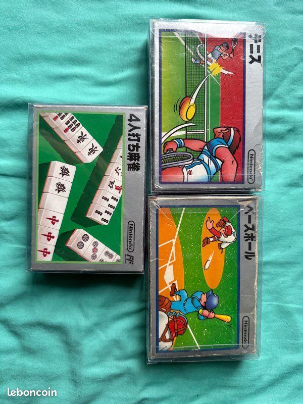 Lot de 3 jeux Nintendo famicom (image 1)