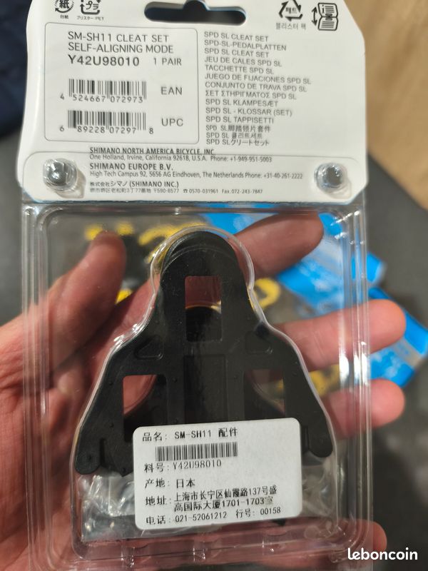 Lot De 4 Cales De Vélo Compatibles Avec Les Cales SPD SL