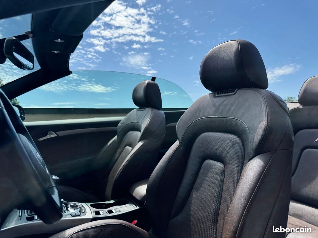 AUDI A5 Cabriolet 2.0 TFSI 211CV Suivi complet - Sièges Chauffants / Ventilés / Électriques (image 15)