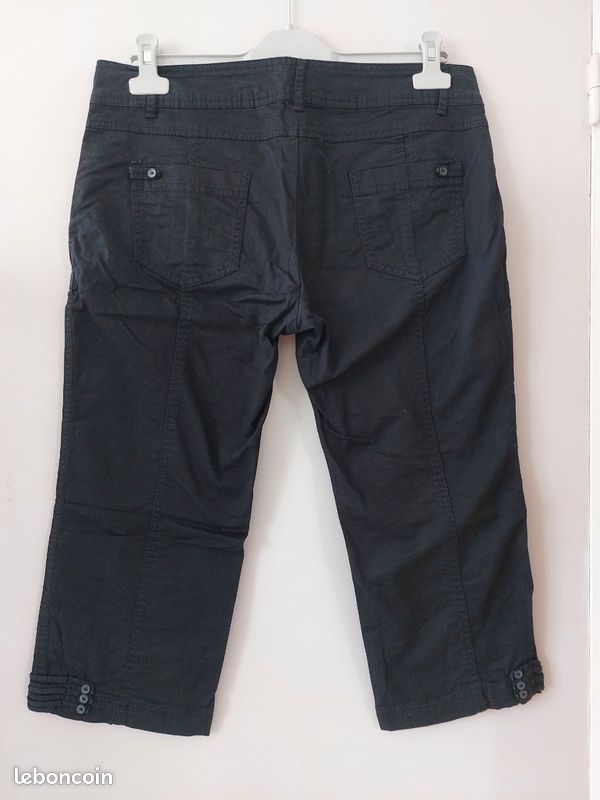 Pantacourt noir taille 42 (image 2)