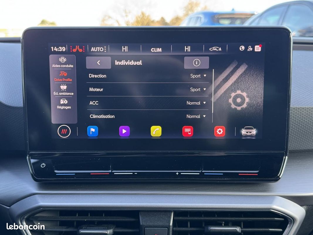 SEAT LEON FR 1.5 TSI 150ch Carplay Camera Acc Lane Assist Siege et Volant Chauffant (image 21)