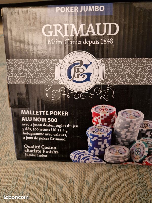 Mallette de Poker Grimaud - Jeux de société - Acheter sur