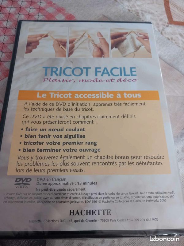DVD Tricot facile neuf (image 2)