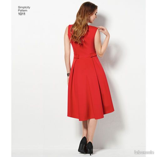 Patron couture Simplicity 1011: Robes (image 4)