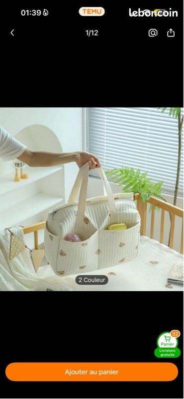 Sac à langer (image 1)