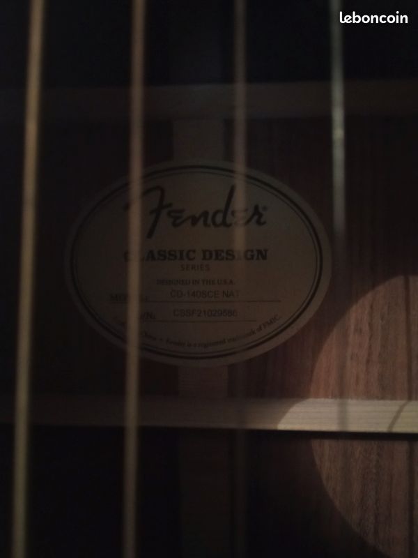 Guitare électro acoustique Fender (image 9)