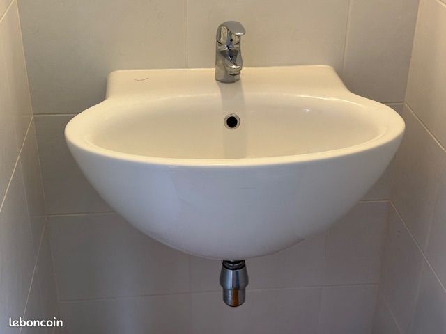Lavabo Porcher avec robinet Grohe. Très bon état (image 3)