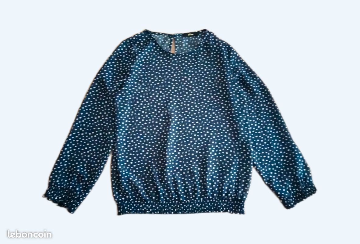 Chemisier Femme MiM Sans Manches – Taille 38, Motif Floral Multicolore, Parfait état