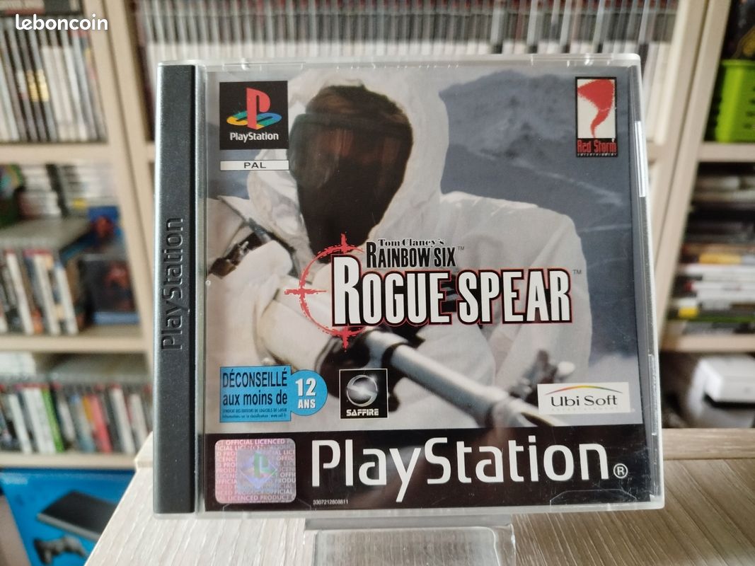 JEU PS1 TOM Clancy's Rainbow Six Rogue Spear boîte + jeu version PAL (N°5995S) EUR 9,67 - FR